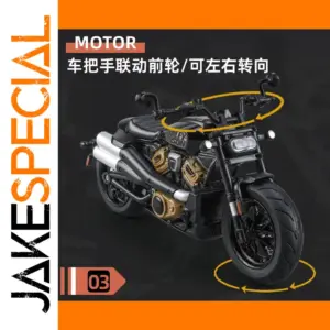1:12 Harley SPORTSTER S Diecast Motorcycle Model
