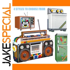 Mini Retro Appliances MOC Building Blocks Set