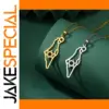 Star of David Israel Map Pendant Necklace