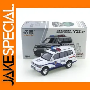 Diecast Mitsubishi Police SUV Model 1/64
