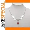 Gothic Bat Wings Choker Necklace for Women