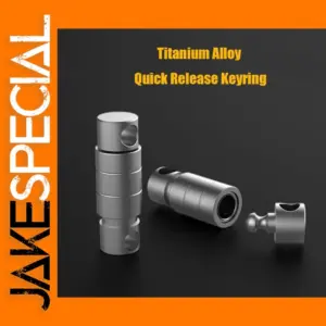 Titanium Alloy Quick Release Keyring Tool