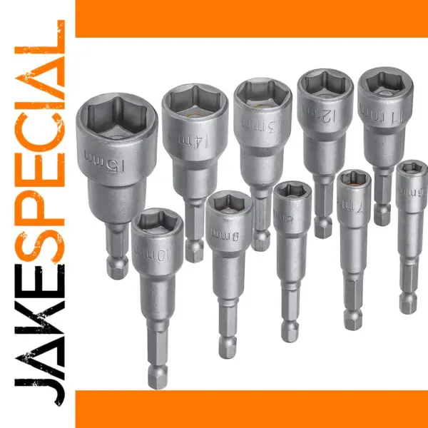 8-Piece Magnetic Nut Driver Socket Set