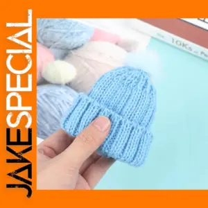 1pc 1/6 Dollhouse Miniature Knitted Beanie Cap