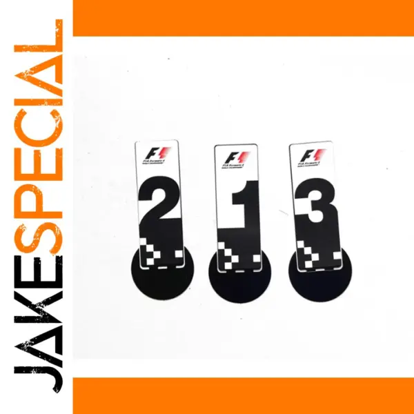 1:18 Scale F1 Parking Plate Model Decor