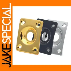 Rectangular Metal Jack Plate for Electric Guitar