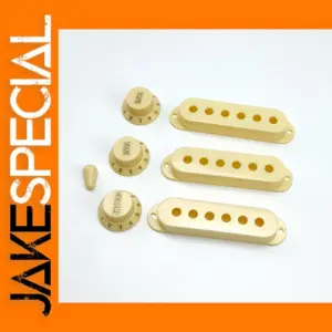 Guitar Pickup Cover Set with Control Knobs
