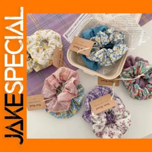 10 Pcs Colorful Satin Hair Scrunchies Set