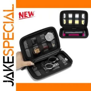 Waterproof Watch Storage Box for Men and Women