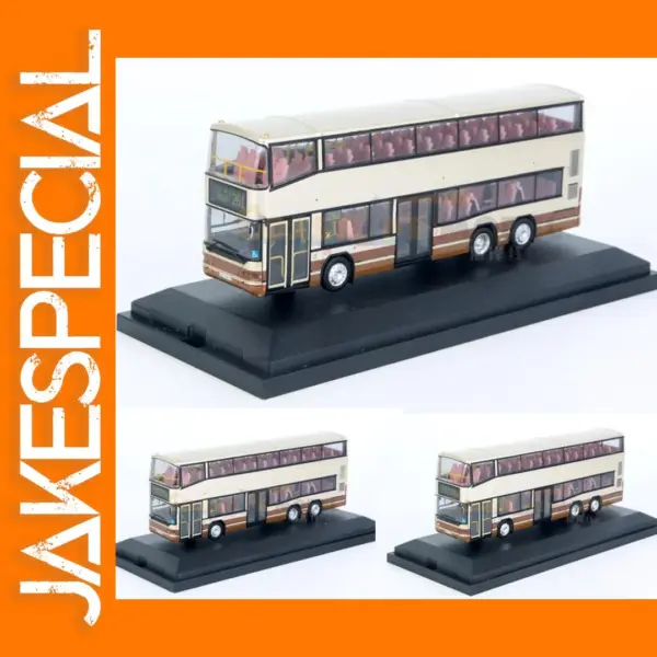 1:76 Scale Diecast Alloy NEOPLAN Double Decker Bus
