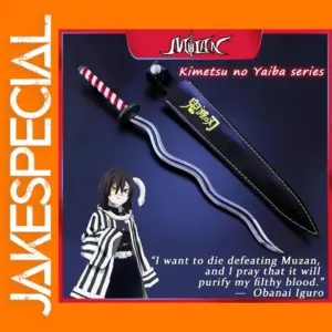 10-Inch Demon Slayer Iguro Obanai Sword Replica