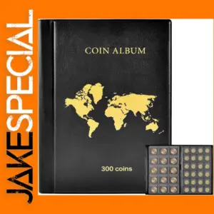 300 Pocket Coin Collection Album Organizer
