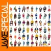60pcs HO Scale Seated Passenger Figures Set