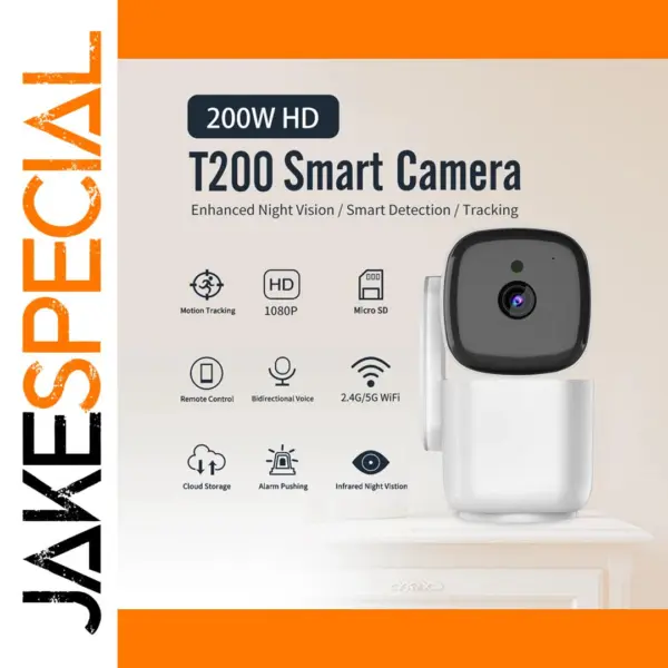 DIXSG 1080P Wifi Security Camera with Night Vision