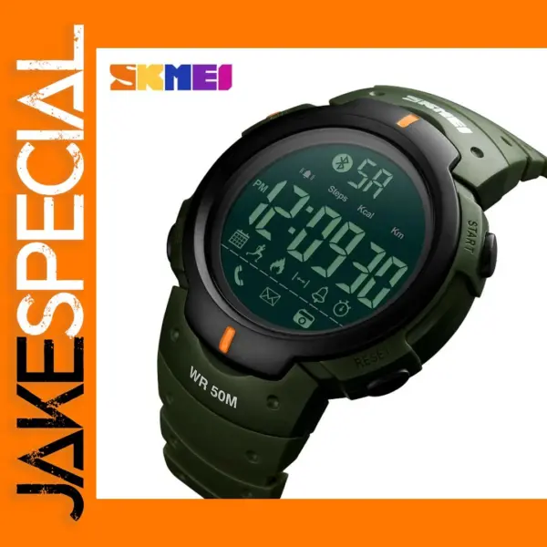 SKMEI Smart Watch for Men Bluetooth Waterproof