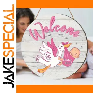 Welcome Little Princess Wooden Baby Room Decor