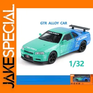1:32 Nissan Skyline GTR Diecast Model Car