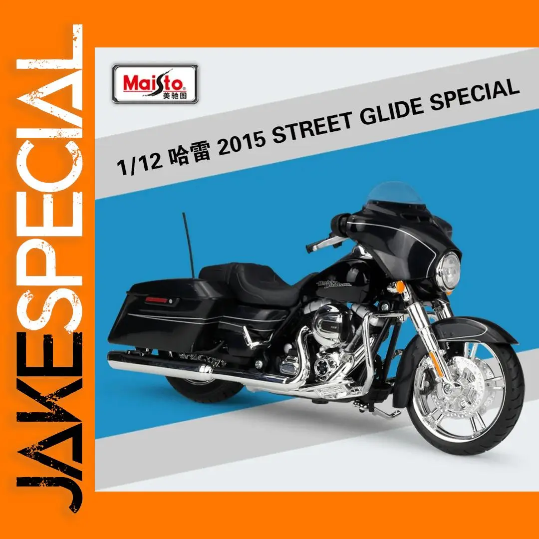 Maisto 1:12 Harley Street Glide 2015 Model Toy 1 Maisto 1:12 Harley Street Glide 2015 Model Toy