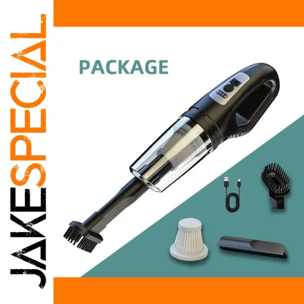 Rechargeable Car and Household Vacuum Cleaner