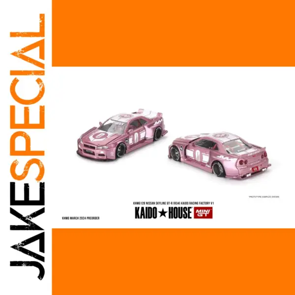 Nissan Skyline GT-R R34 Diecast Model Car