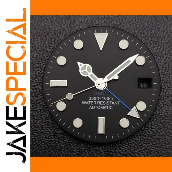 28.5mm GMT Calendar Watch Dial for NH34 NH35 Models