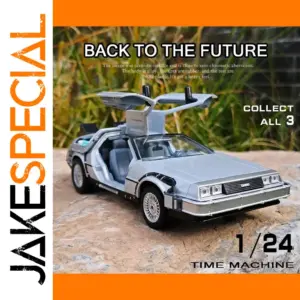 WELLY 1:24 DeLorean Time Machine Model Car