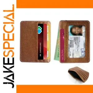 Slim PU Leather Mini Wallet for Cards