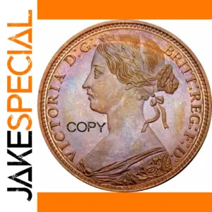 Great Britain Victoria 1882 One Penny Replica Coin