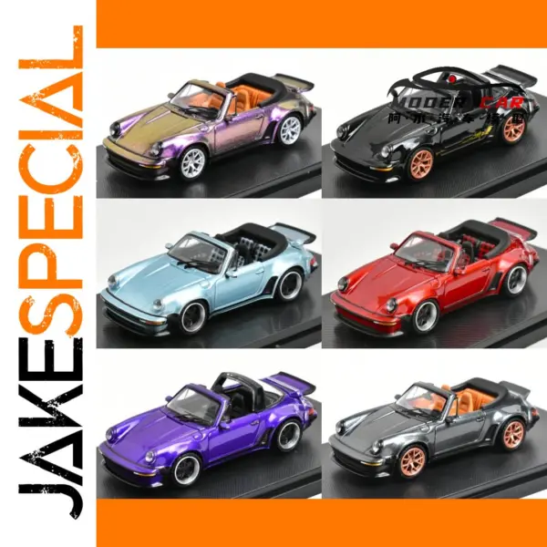 RM Rhino 1:64 Singer Turbo Cabriolet Diecast Model