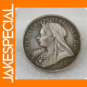 Queen Victoria 1897 Replica Silver Bust