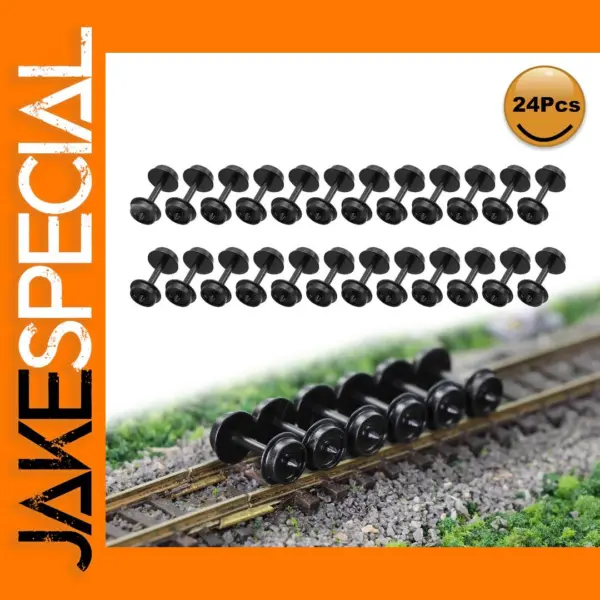 24pcs POM Wheelset for N Scale Trains