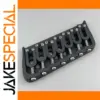 7 String Black Multi-Scale Guitar Bridge 18°