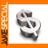 Metallic Dollar Sign Decor