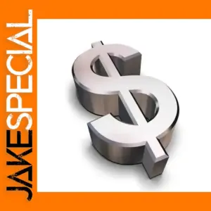 Metallic Dollar Sign Decor