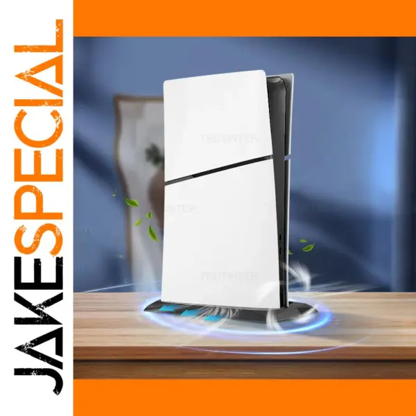 Vertical Stand for PS5 Slim Console with Cooling
