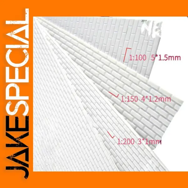 ABS Sheets Set for Architectural Models 20x30cm