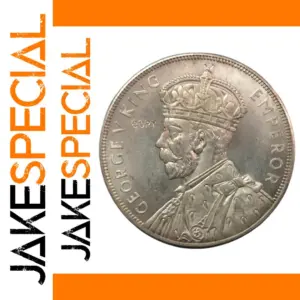 1935 New Zealand George V Silver Plated Coin