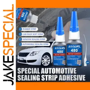 LOOLIFL 3pcs 480 Black Instant Glue Collection