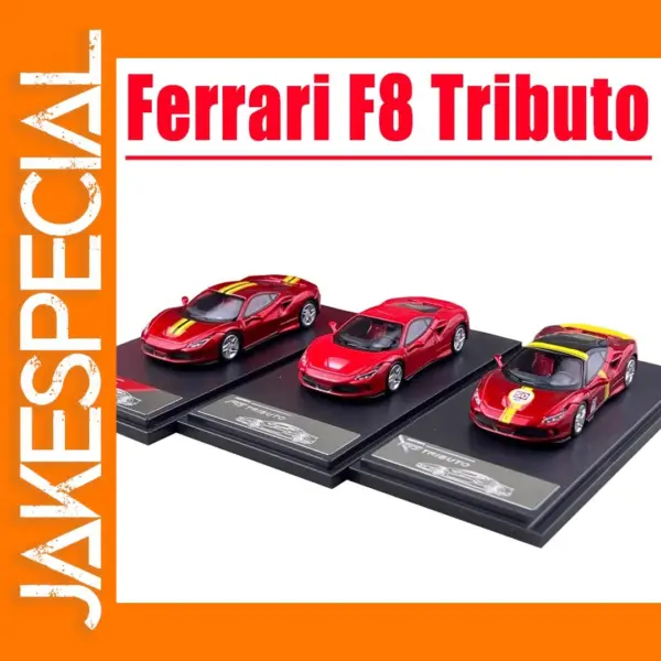 1/64 Ferrari F8 Tributo Diecast Model Car