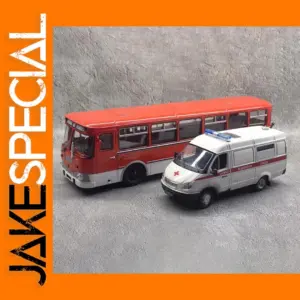 1:43 Scale Alloy Russian Liaz 677M Bus Model