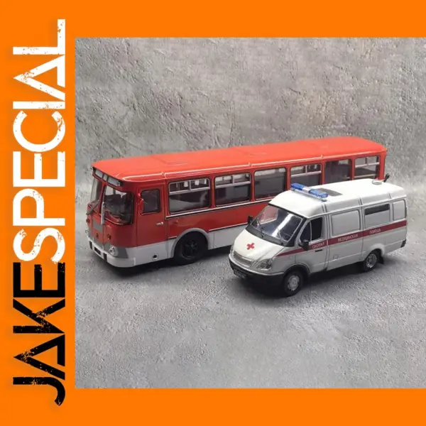 1:43 Scale Alloy Russian Liaz 677M Bus Model