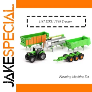 1/87 SIKU 1848 Tractor Farming Model Set