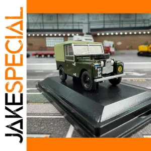 Oxford 1:76 Diecast Land Rover Military Jeep Model