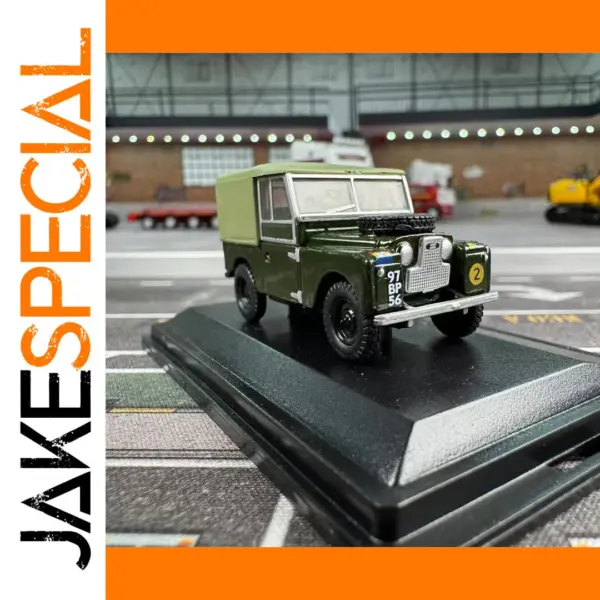 Oxford 1:76 Diecast Land Rover Military Jeep Model