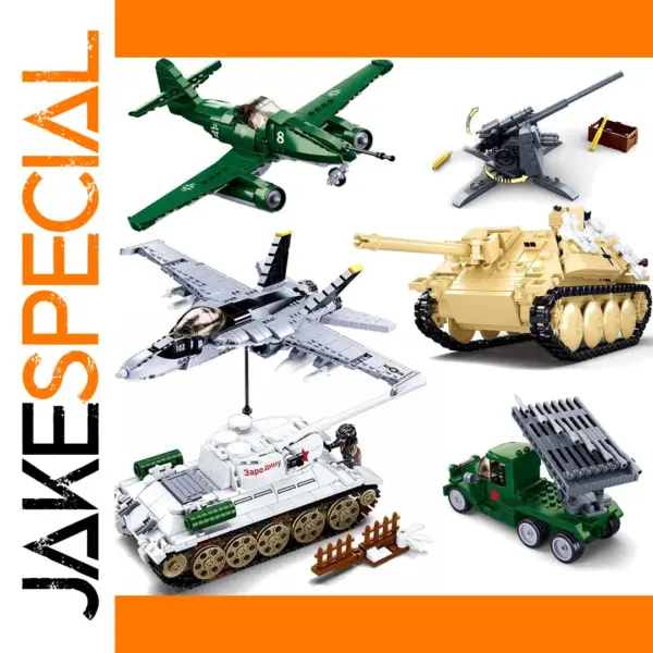 WW2 Normandy Landing Building Blocks Set