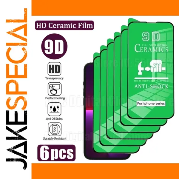 6PCS Ceramic Screen Protector for iPhone Series