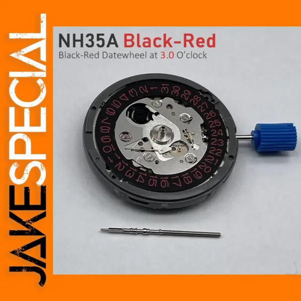 Genuine NH35 Black-Red Datewheel for NH35A