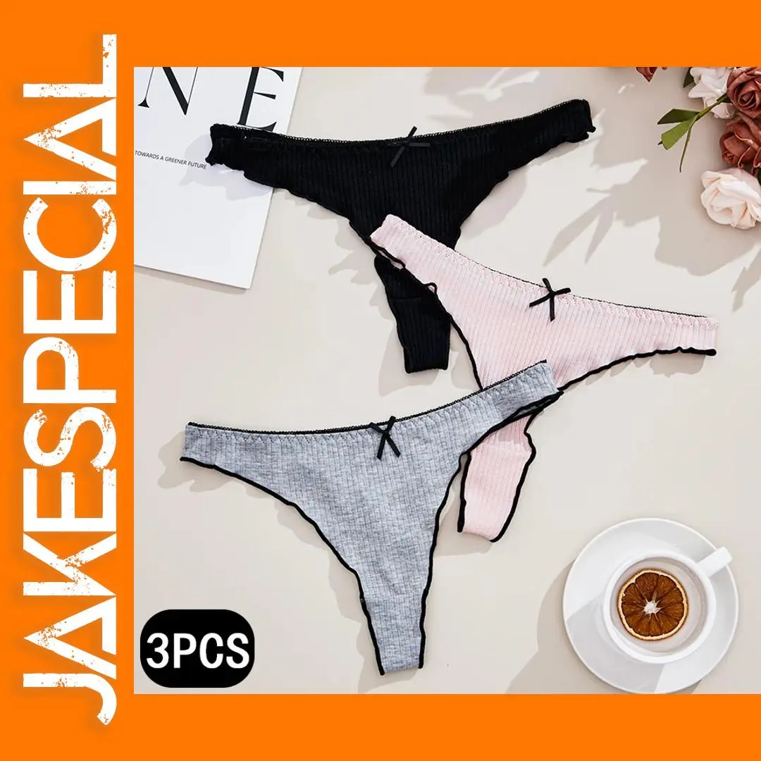 Women’s Cotton Thong Pack - Comfort Fit, Low-Rise 1 Women’s Cotton Thong Pack - Comfort Fit, Low-Rise