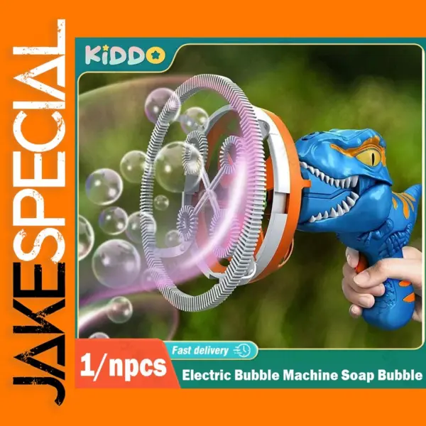 Dinosaur Bubble Blower Machine for Outdoor Fun