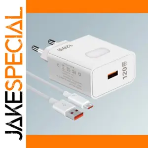 120W Fast USB Charger with Type-C Cable